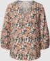 Tom Tailor Gedessineerde blouse met doorknoopsluiting - Thumbnail 1