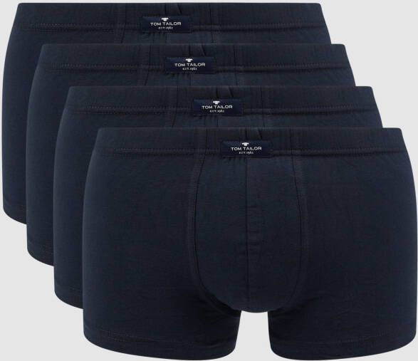 Tom Tailor Boxershort met stretch in een set van 4 stuks