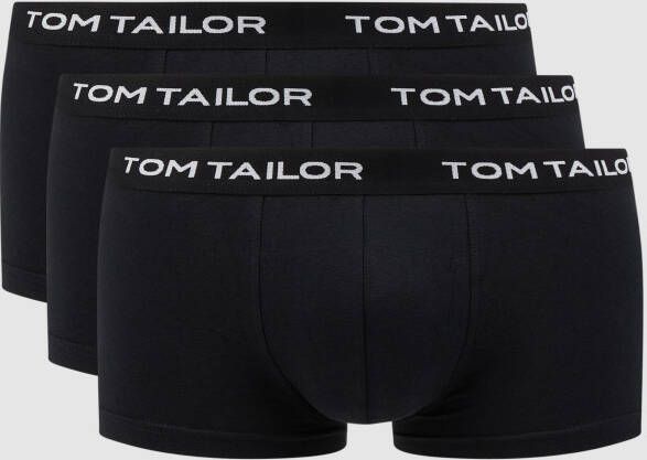 Tom Tailor Boxershort met stretch in set van 3