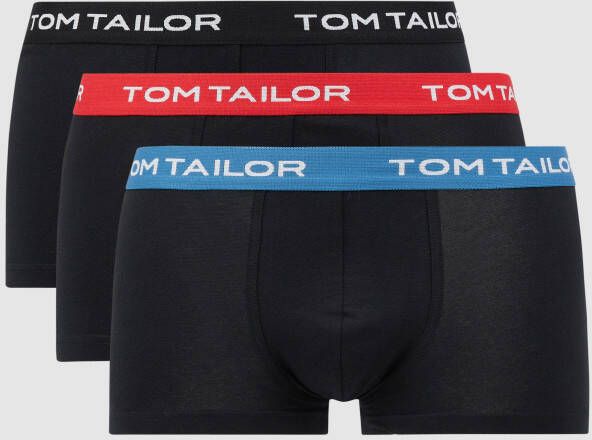 Tom Tailor Boxershort met stretch in set van 3