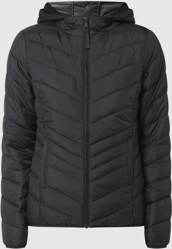 Tom Tailor Denim Gewatteerde jas met diagonale stiksels