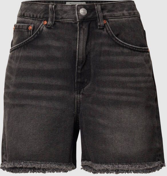 Tom Tailor Denim Korte high waist jeans met gerafelde boorden