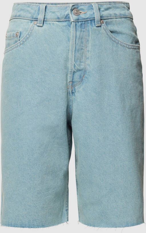 Tom Tailor Denim Korte jeans met gerafelde boorden