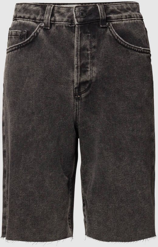 Tom Tailor Denim Korte jeans met gerafelde boorden