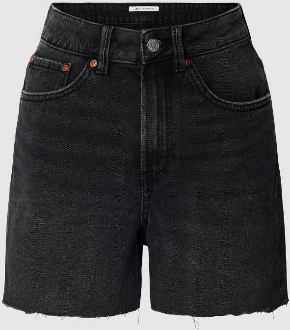 Tom Tailor Denim Korte mom fit jeans met gerafelde zoom