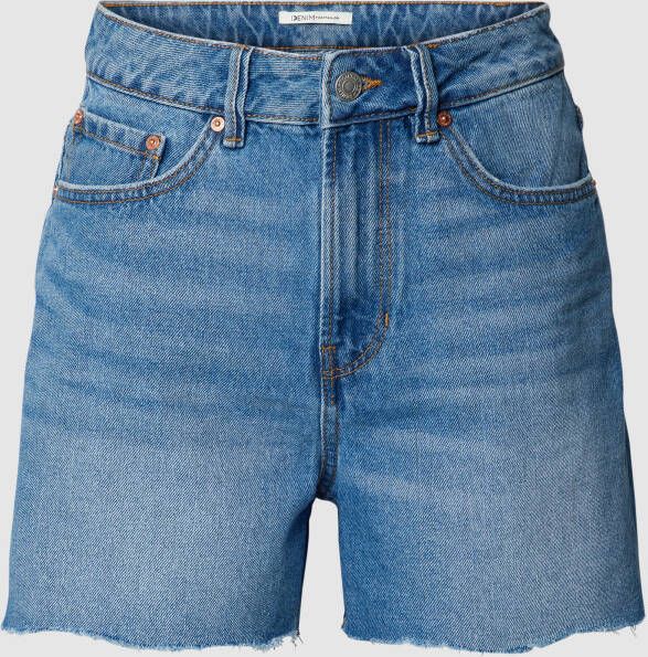 Tom Tailor Denim Korte mom fit jeans met gerafelde zoom