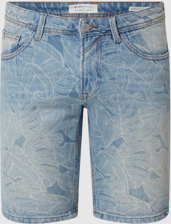 Tom Tailor Denim Korte regular fit jeans van katoen