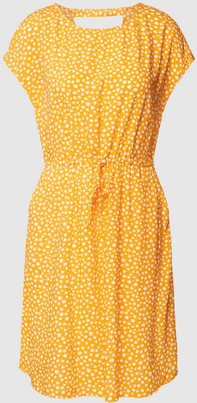 Tom Tailor Denim Mini-jurk van viscose met bloemenmotief