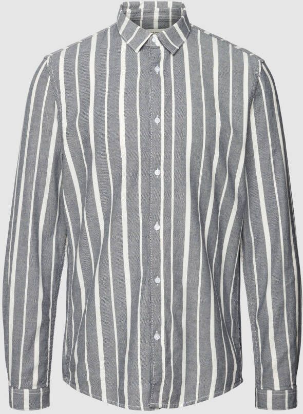 Tom Tailor Denim Regular fit vrijetijdsoverhemd met streepmotief model 'striped'