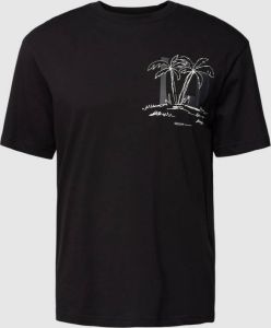 Tom Tailor Denim Relaxed fit T-shirt met motiefprint