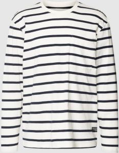 Tom Tailor Denim Shirt met lange mouwen en labelpatch