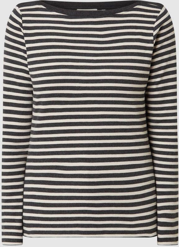 Tom Tailor Denim Shirt met lange mouwen in gestreepte look (1-delig)