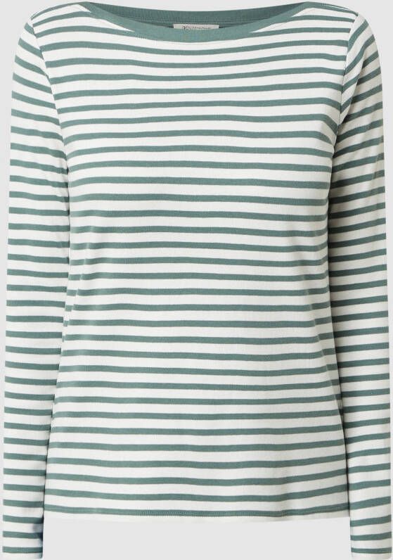 Tom Tailor Denim Shirt met lange mouwen met streepmotief
