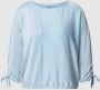 Tom Tailor Denim Shirt met lange mouwen met streepmotief - Thumbnail 1