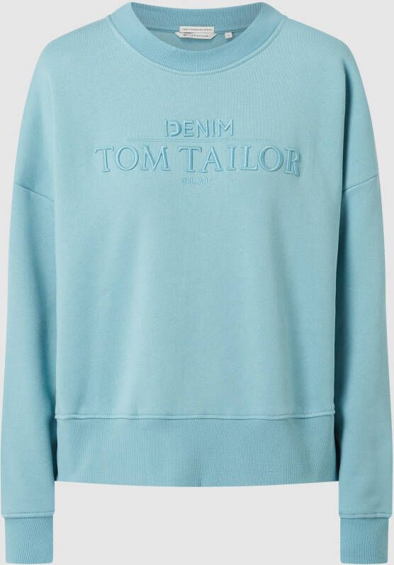Tom Tailor Denim Sweatshirt met logo