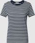 Tom Tailor Denim T-shirt met all-over streepmotief model 'modern stripe' - Thumbnail 1