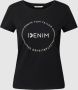 Tom Tailor Denim T-shirt met labelprint - Thumbnail 1