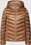 Tom Tailor Gewatteerde jas met capuchon en zijdeachtige glanzende look - Thumbnail 1