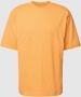Tom Tailor Loose fit T-shirt met geribde ronde hals - Thumbnail 1