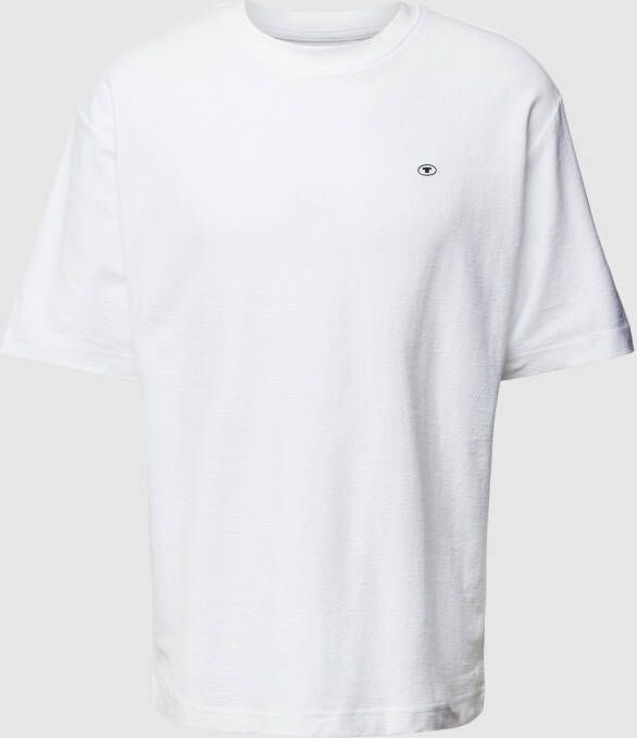 Tom Tailor Loose fit T-shirt met labelprint