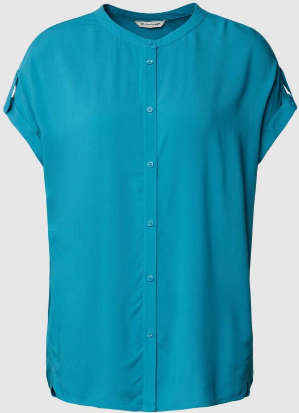 Tom Tailor Overhemdblouse van viscose met all-over motief