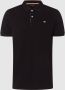 Tom Tailor Klassiek Poloshirt met Logoborduursel Black Heren - Thumbnail 2
