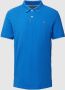Tom Tailor Klassiek Poloshirt met Logo Borduursel Blue Heren - Thumbnail 1