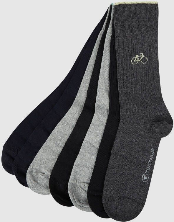 Tom Tailor Sokken met stretch set van 7 paar