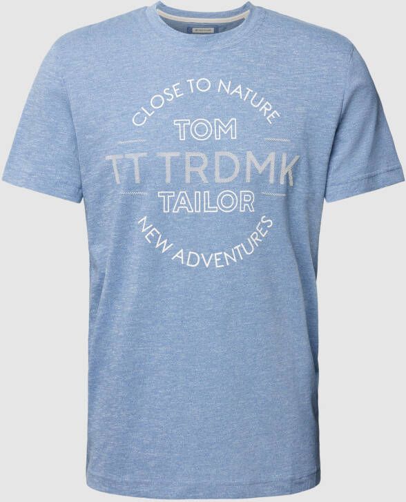 Tom Tailor Heren T-Shirt Blue Heren