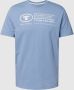 Tom Tailor T-shirt met statementprint model 'printed crewneck' - Thumbnail 1