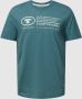 Tom Tailor T-shirt met statementprint model 'printed crewneck' - Thumbnail 2