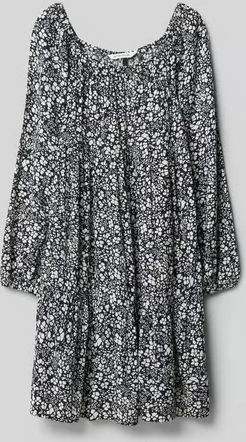 Tom Tailor A-lijn-jurk met lange mouwen van viscose