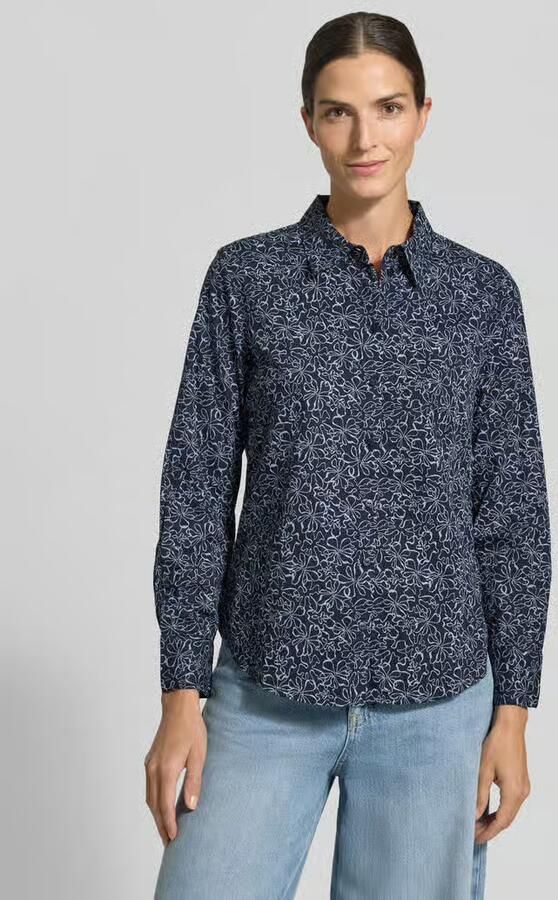Tom Tailor Regular fit overhemdblouse met all-over motief - Foto 3