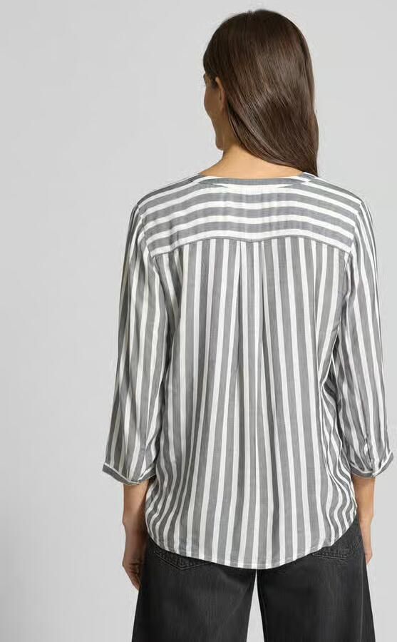Tom Tailor Blouse zonder sluiting met verborgen knoopsluiting