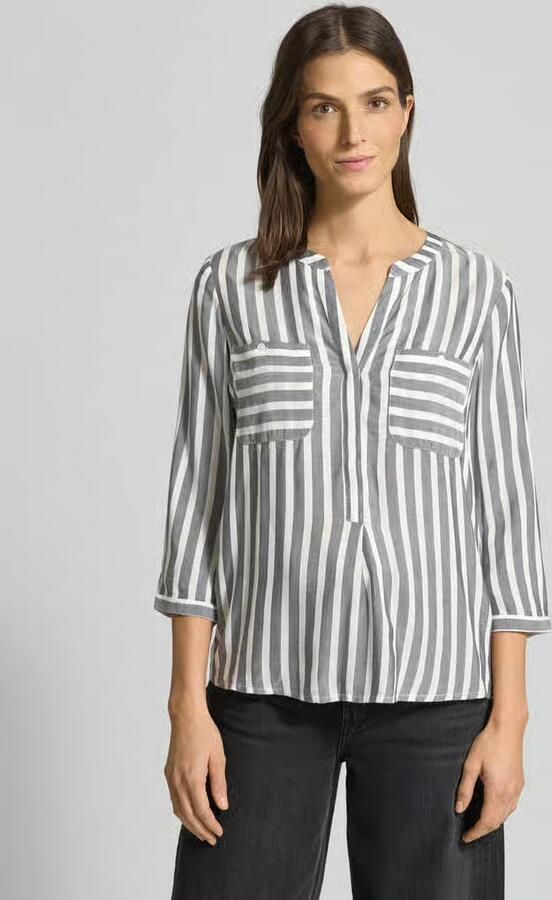 Tom Tailor Blouse zonder sluiting met verborgen knoopsluiting - Foto 7