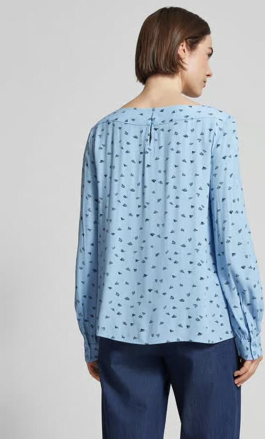 Tom Tailor Blouseshirt van viscose met all-over motief