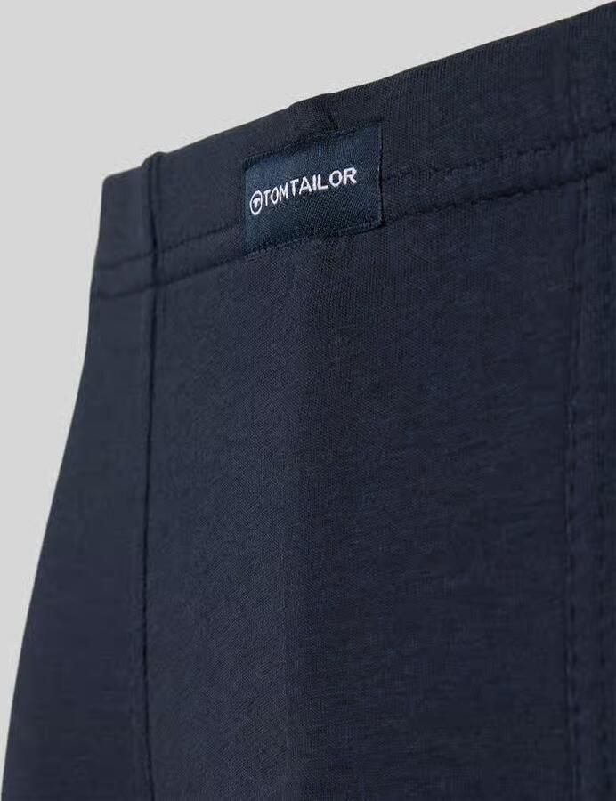 Tom Tailor Boxershort Texas comfortabel basic nauw ademend met logo brede band katoenmix (Set van 4)