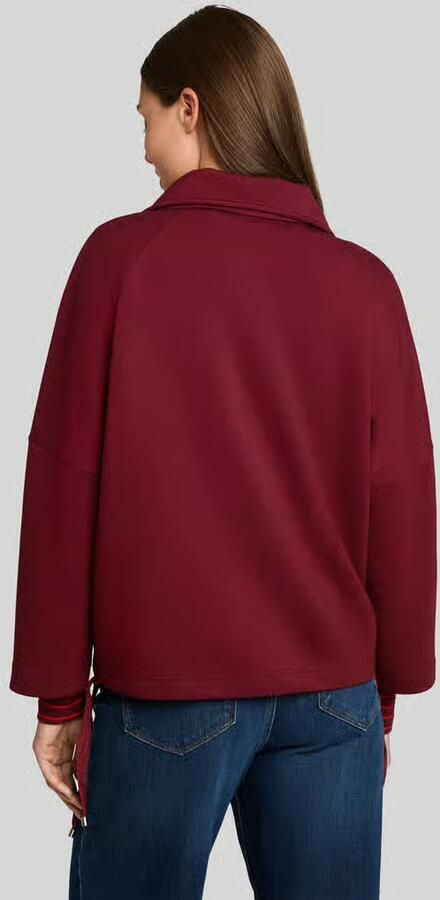 Tom Tailor boxy fit sweatjack met viscose - Foto 2