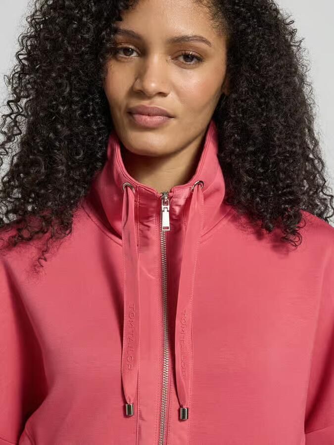 Tom Tailor boxy fit sweatjack met viscosegehalte - Foto 2