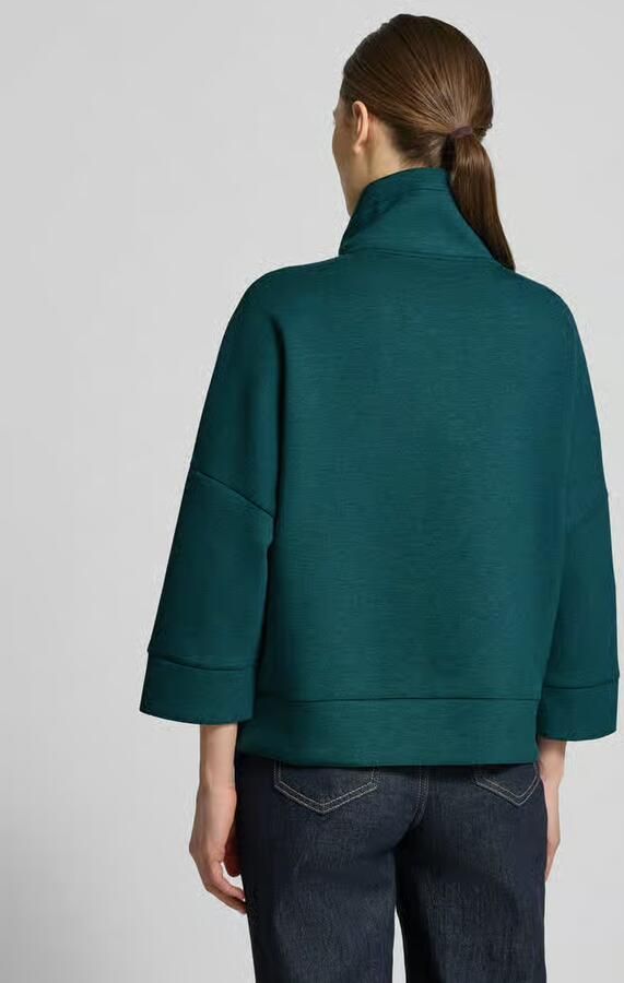 Tom Tailor boxy fit sweatjack met viscosegehalte - Foto 3