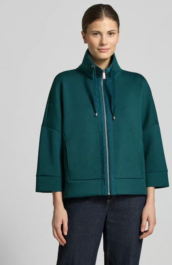 Tom Tailor boxy fit sweatjack met viscosegehalte - Foto 2