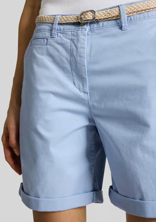 Tom Tailor Chinoshorts met riem