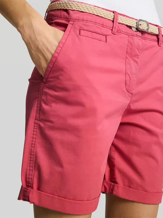 Tom Tailor Chinoshorts met riem