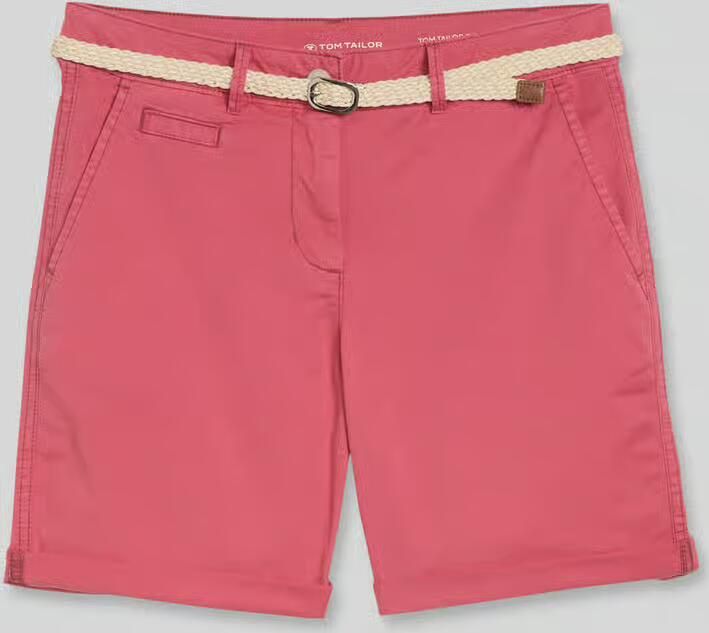 Tom Tailor Chinoshorts met riem - Foto 2