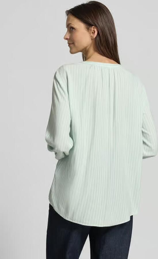 Tom Tailor Comfort fit blouse met lange mouwen van pure Viscose - Foto 3