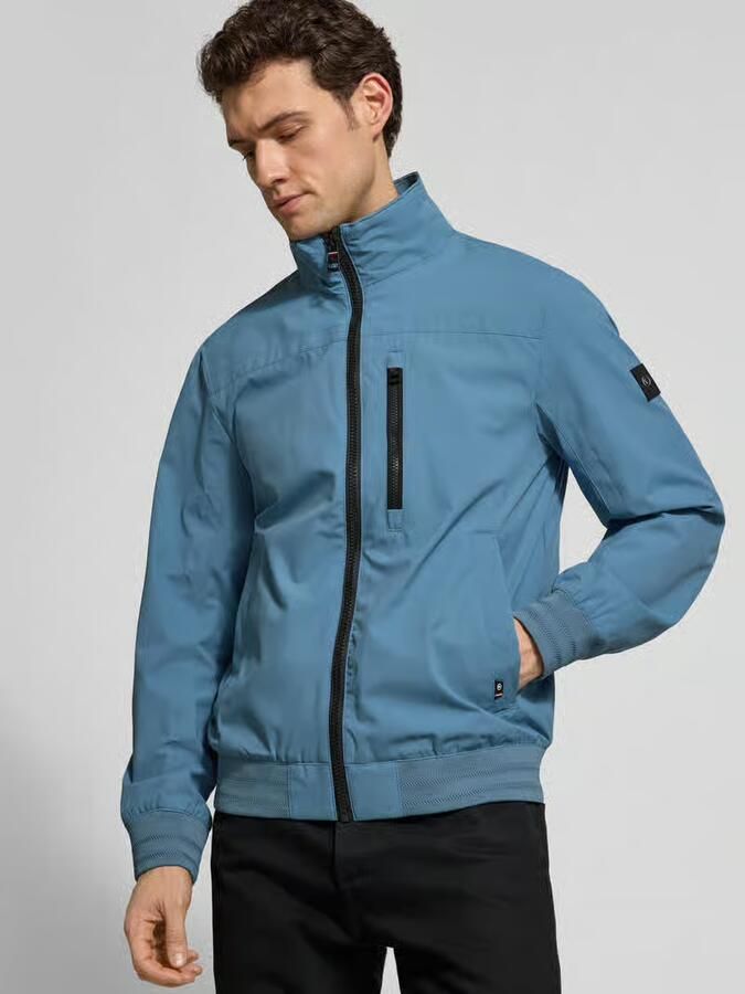 Tom Tailor comfort fit blouson met geribde rompzoom