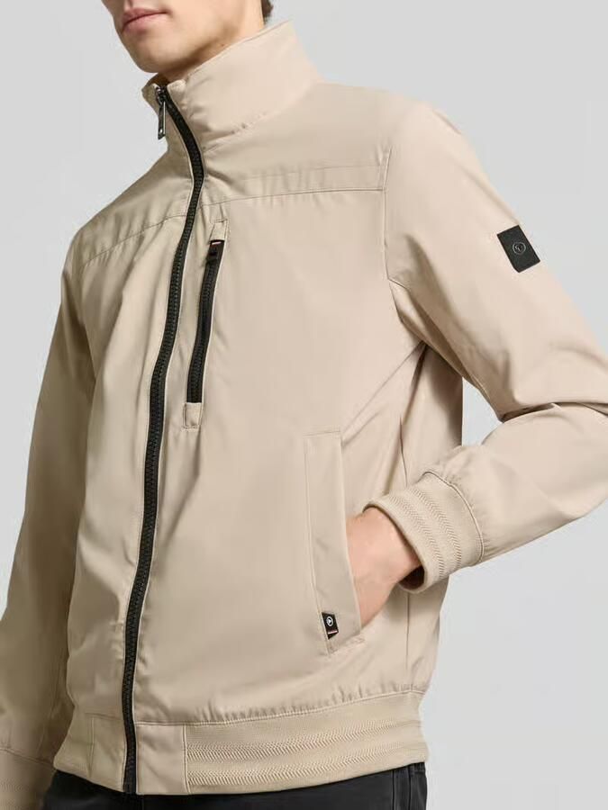 Tom Tailor comfort fit blouson met geribde rompzoom