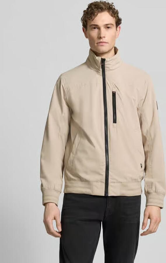 Tom Tailor comfort fit blouson met geribde rompzoom - Foto 2