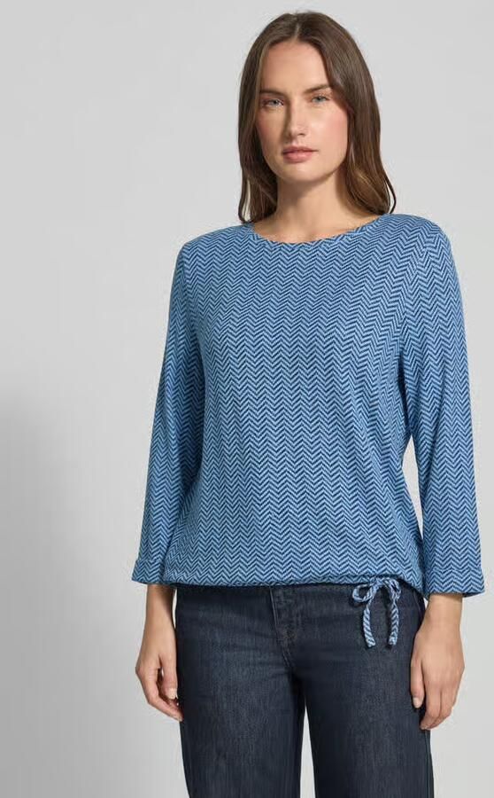 Tom Tailor Comfort fit shirt met lange mouwen van viscosemix - Foto 2