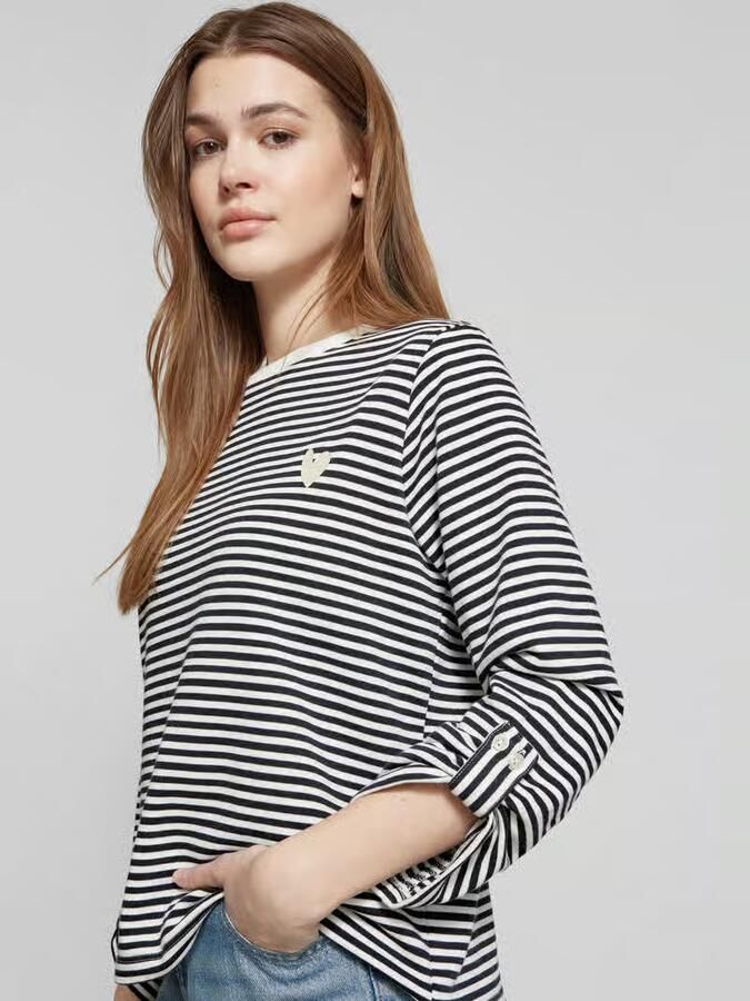 Tom Tailor Comfort fit sweatshirt met all-over motief - Foto 2